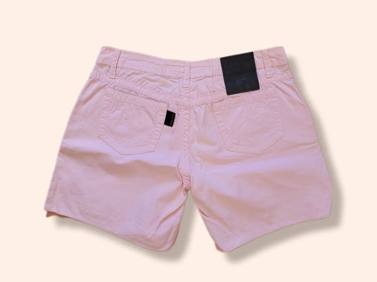 Shorts feminino rosa Ellus y2k 2000 - Foto 2