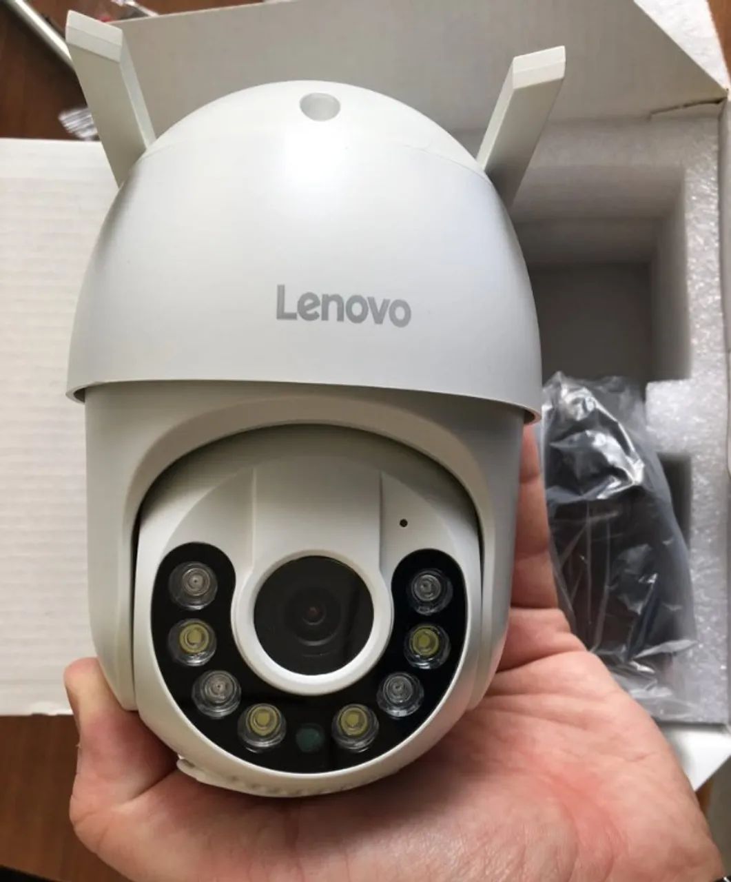 LENOVO Câmera de Segurança externa+cartão 64gbs/360 °/5G/Visão Noturna/Prova DE água/fulhd