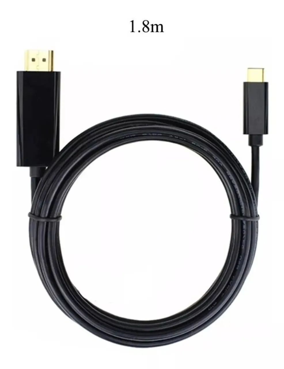 Cabo Conversor Tipo C Usb C 3.1 Para Hdmi 1.8 Metros 4k - Foto 2