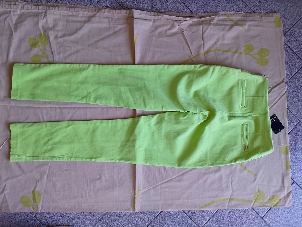 Calça Jeans Verde Neon - Tamanho 40 - Foto 4
