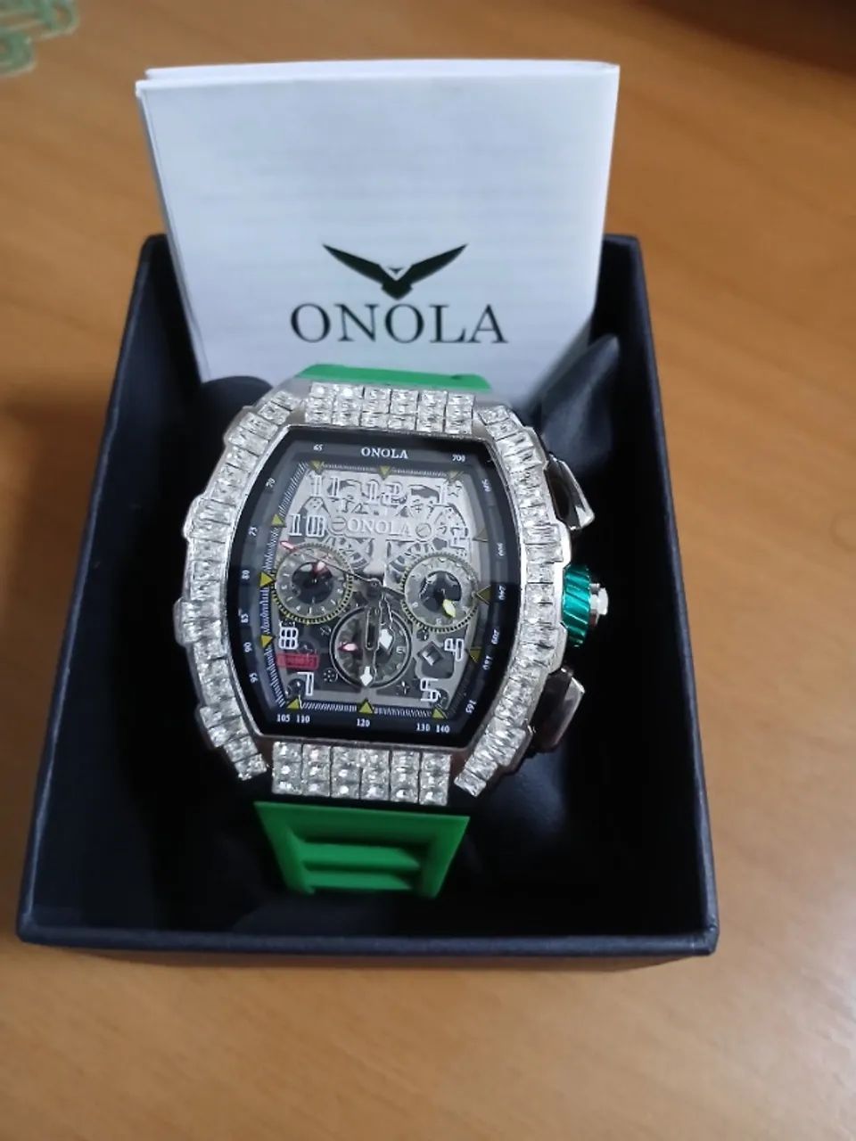 Relógio homage Richard Mille Onola automático 