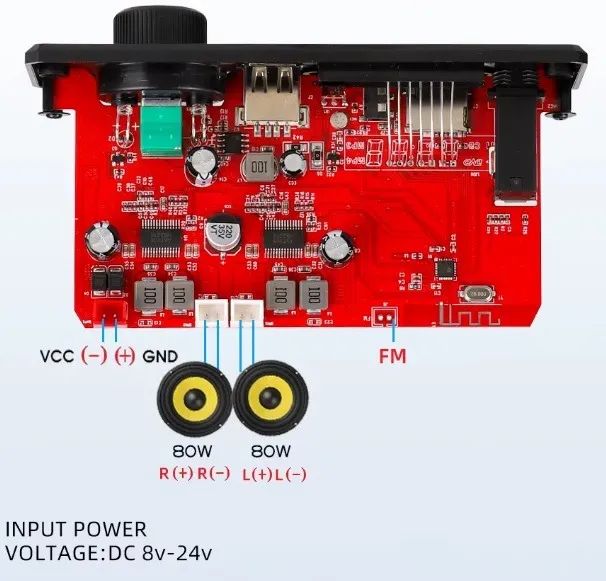 Placa MP3 Amplificada 160w - Foto 3