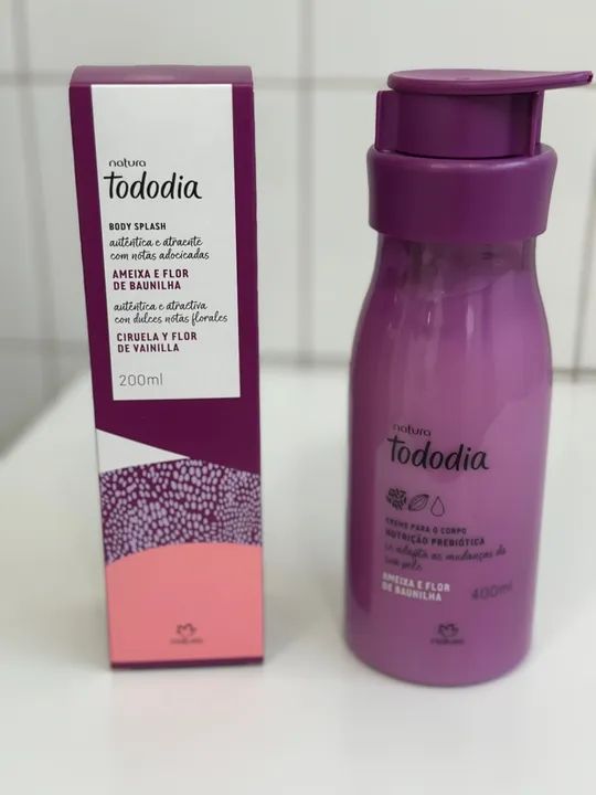 Kit Natura Tododia Ameixa e Flor de Baunilha - Foto 4