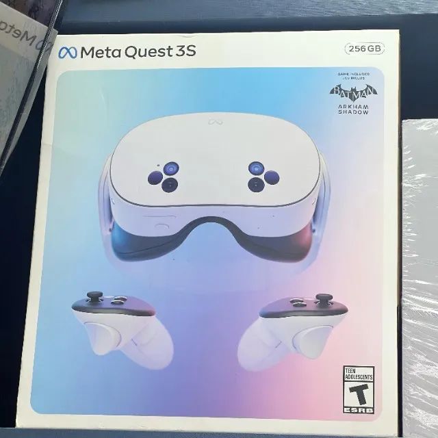 OCULUS META QUEST 3S 256GB LACRADO COM 2 CONTROLES E GARANTIA
