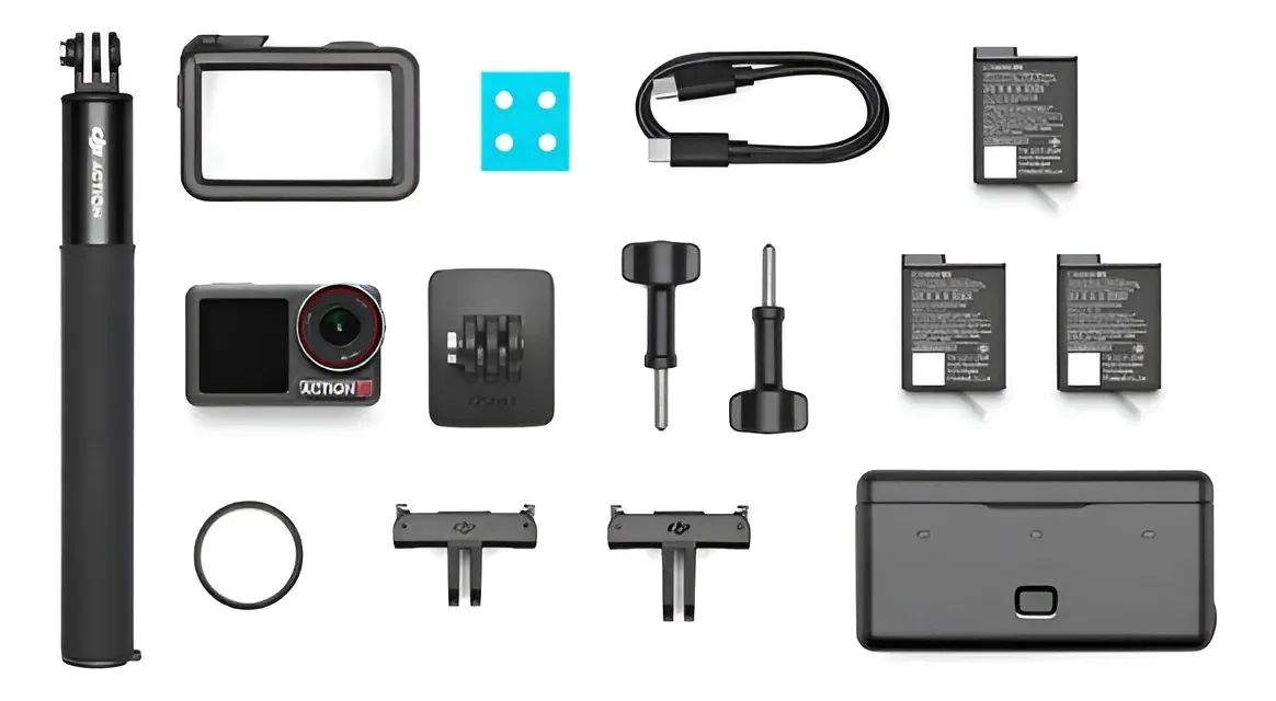 CAMERA DJI OSMO ACTION 5 PRO ADVENTURE COMBO + ESTOJO ORIGINAL DA