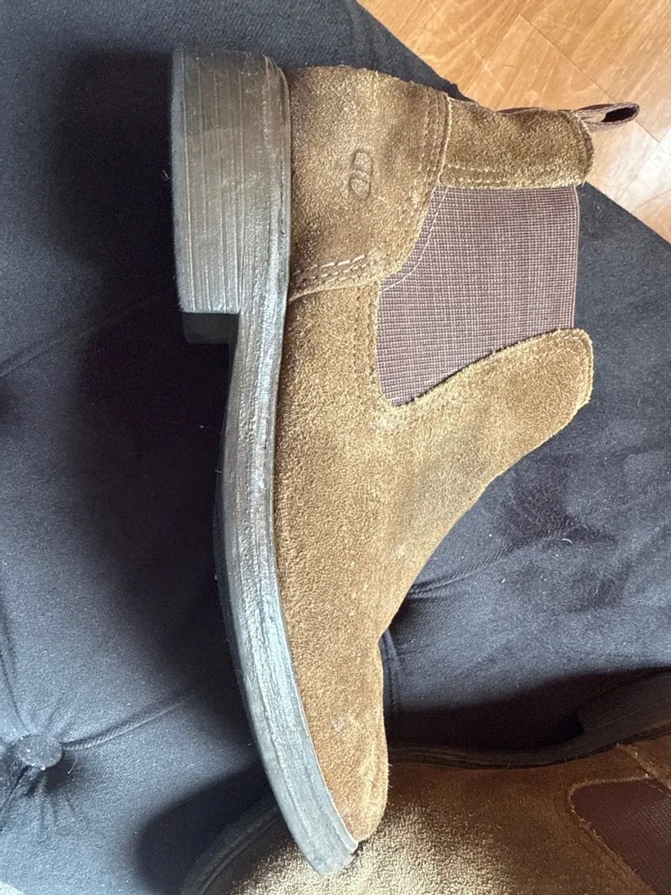 Botas de camurça marrom Democrata - Foto 2