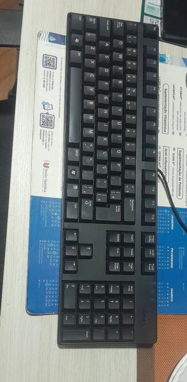 Teclado Dell USB Preto - Funcionando perfeitamente - Foto 2