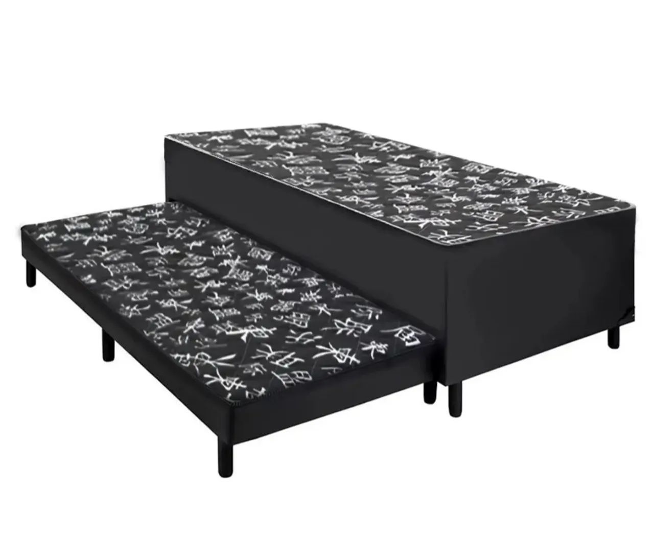 Cama solteiro com auxiliar novas