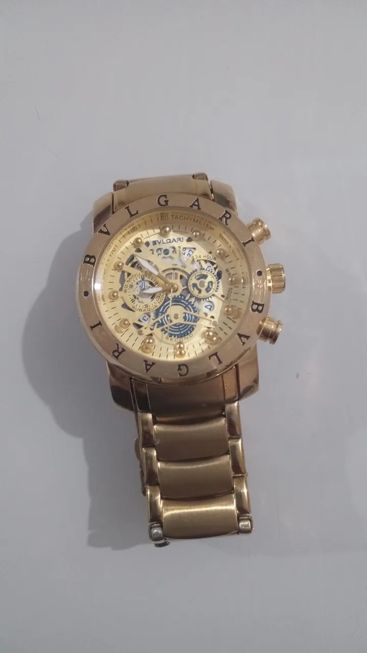 Relógio Bvlgari Chronograph Dourado