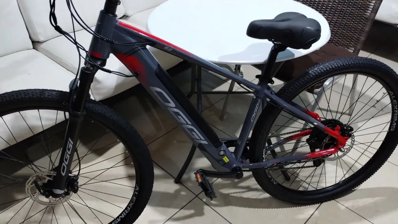 Bicicleta Elétrica Oggi 8.0 - 4 Meses de Uso! - Foto 3