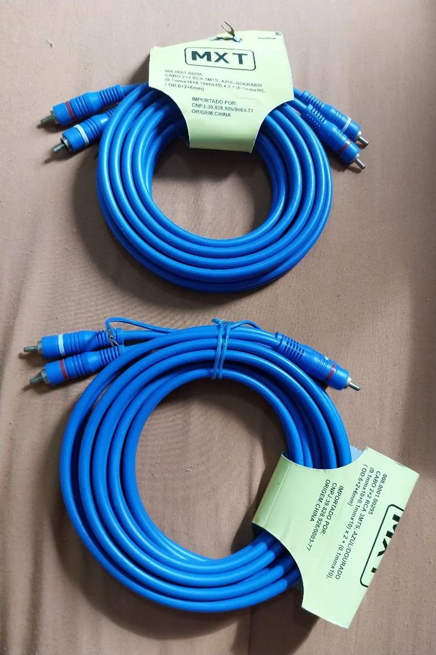 Kit de componentes de cabos e conectores de áudio novos - Foto 6