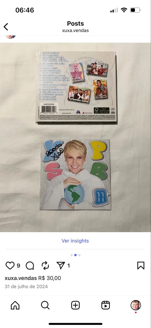CD Xuxa Só para baixinhos 11 - Foto 2