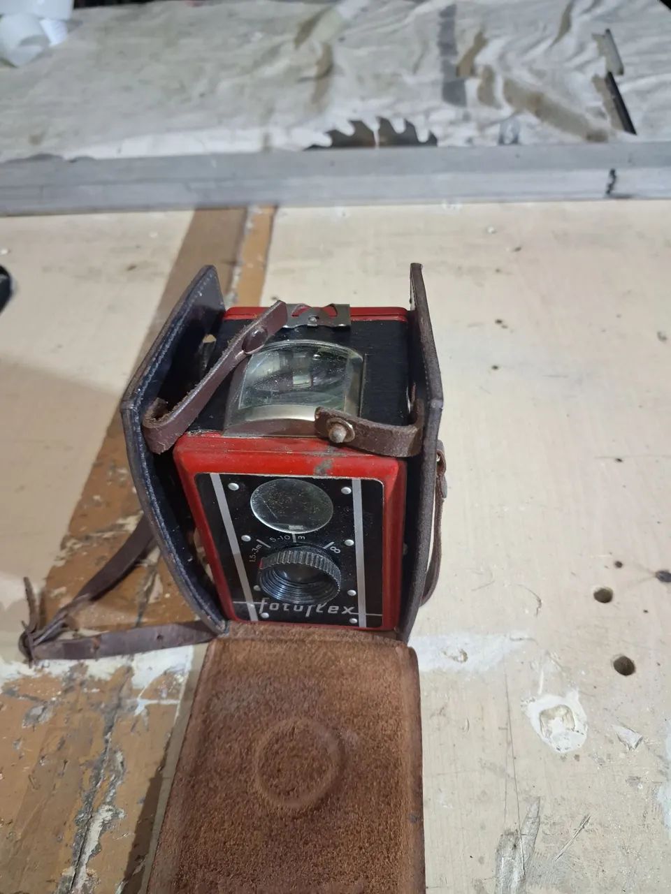 Câmera Fotográfica Antiga Fotoflex com Case - Foto 5