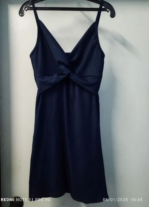 Vestido canelado nozinho 