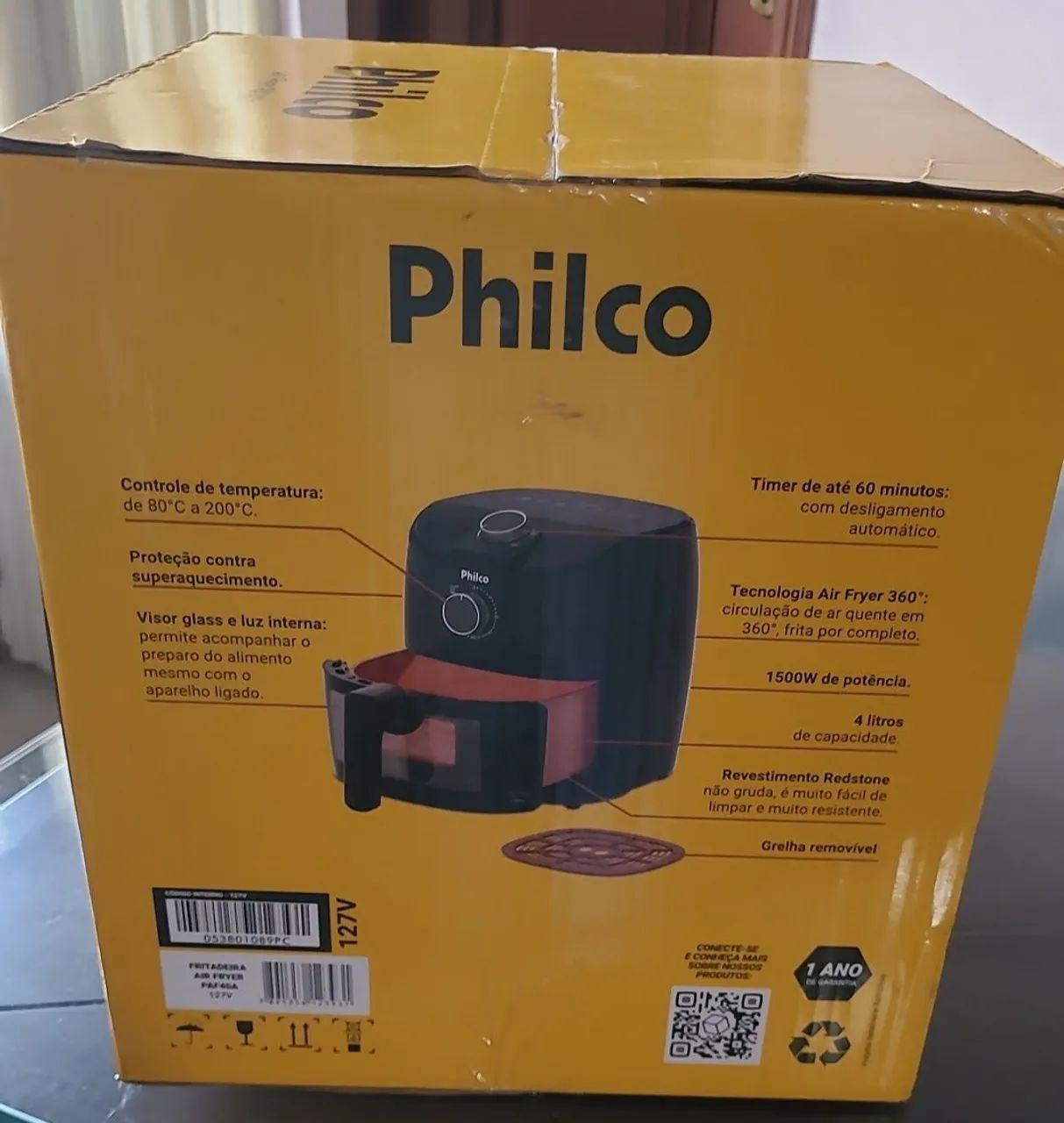 Air Fryer Philco PAF40A 4 Litros - Nova! - Foto 2