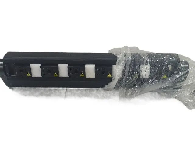 Super Ribalta Moving Laser 6 Saidas/cabeças Rgb Tilt Pan DJ - Foto 5