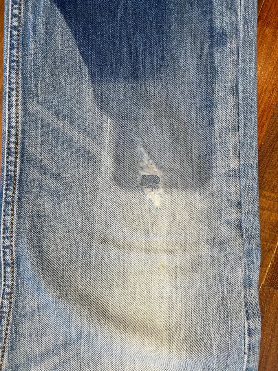 Calça Jeans Diesel Azul Claro - Original - Foto 4