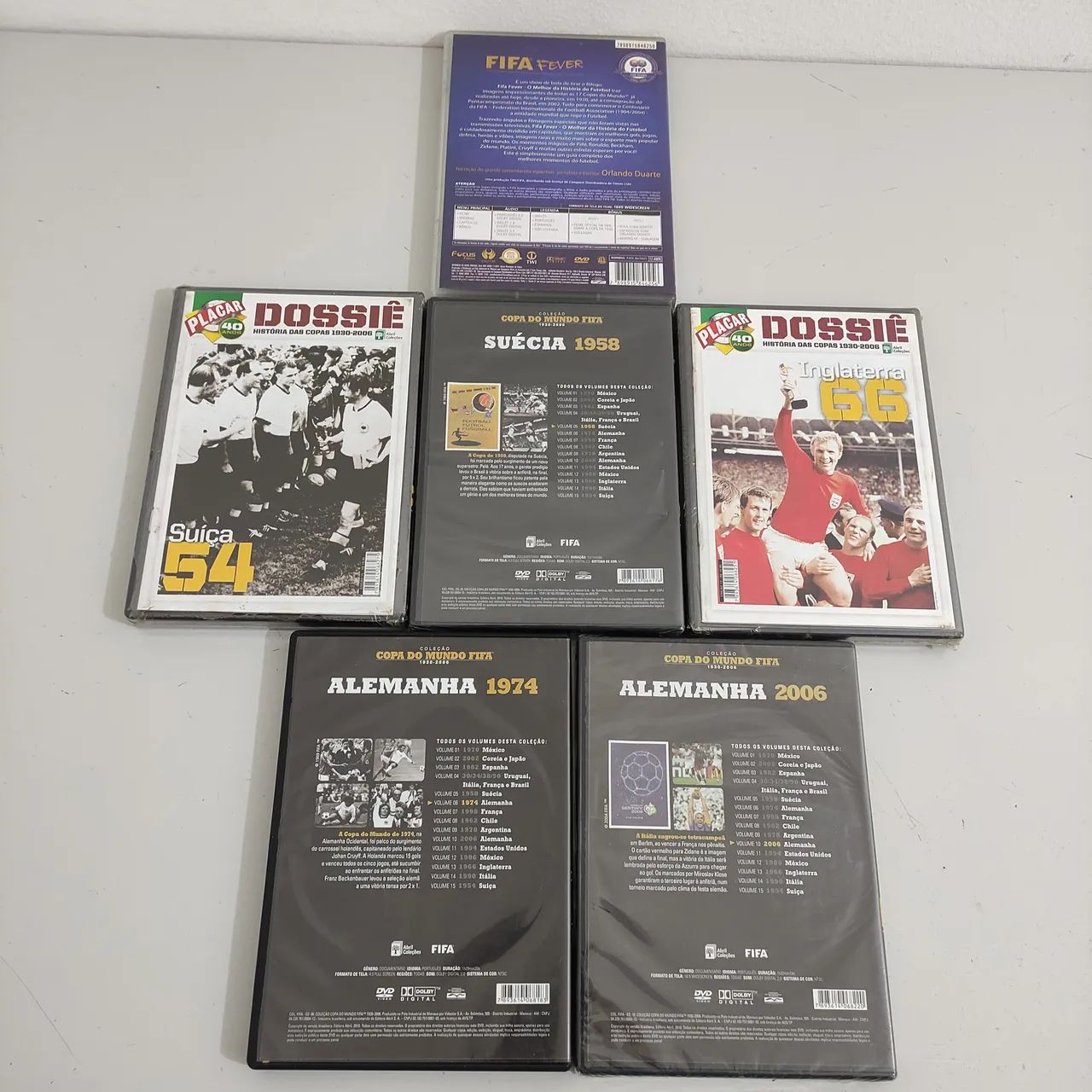 Lote 6 DVDs Copa do Mundo e FIFA - Foto 2