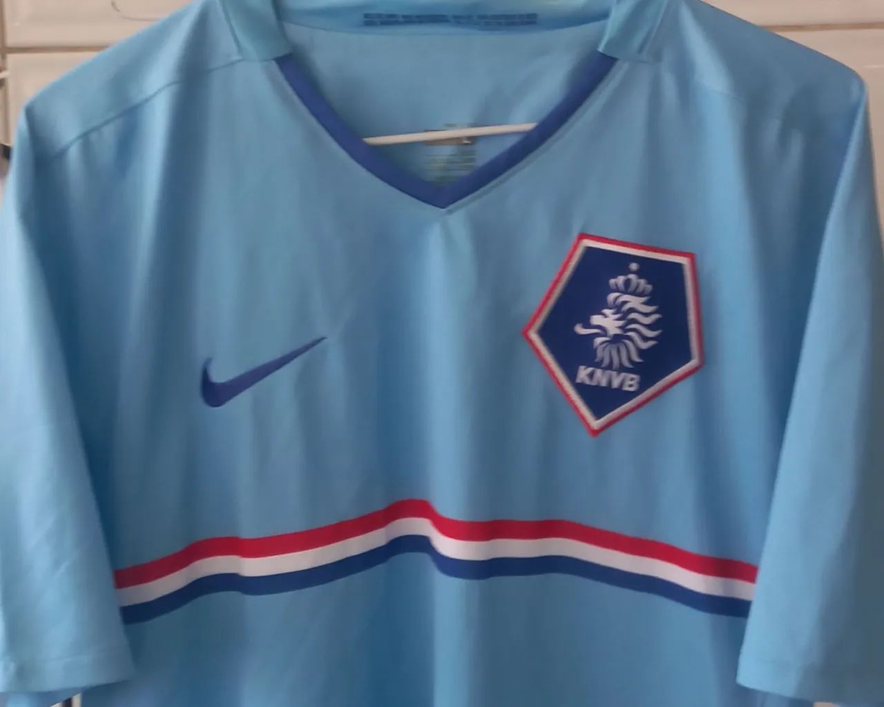 Camisa Holanda Nike Euro 2008 Áustria Suíça Azul Nova Tam L Frete