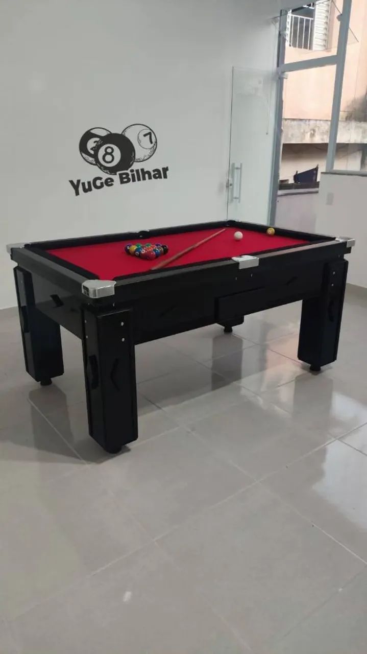Mesa de bilhar com campo de pedra ardósia  - Foto 2
