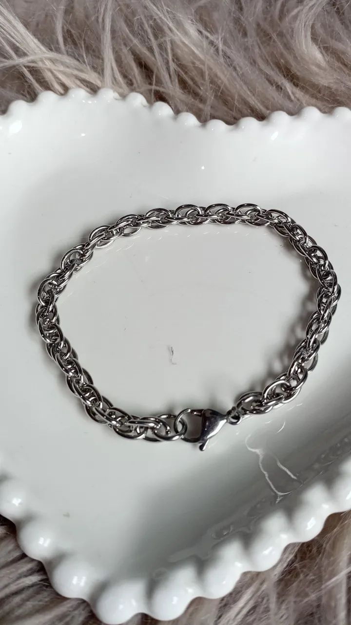Pulseira Masculina de aço inoxidável  - Foto 2