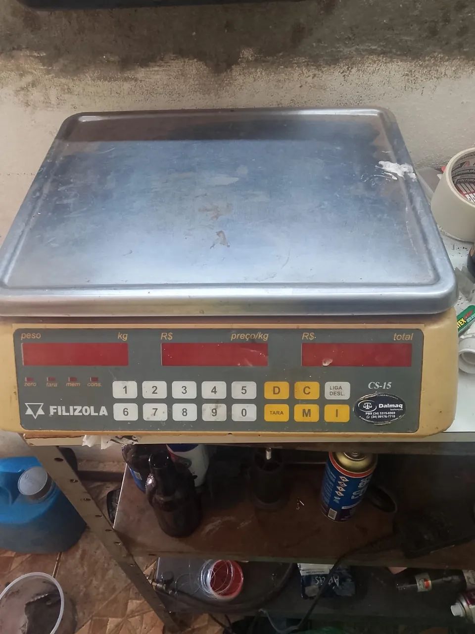 Balanca Comercial Filizola CS-15 - Usada, funcionando perfeitamente