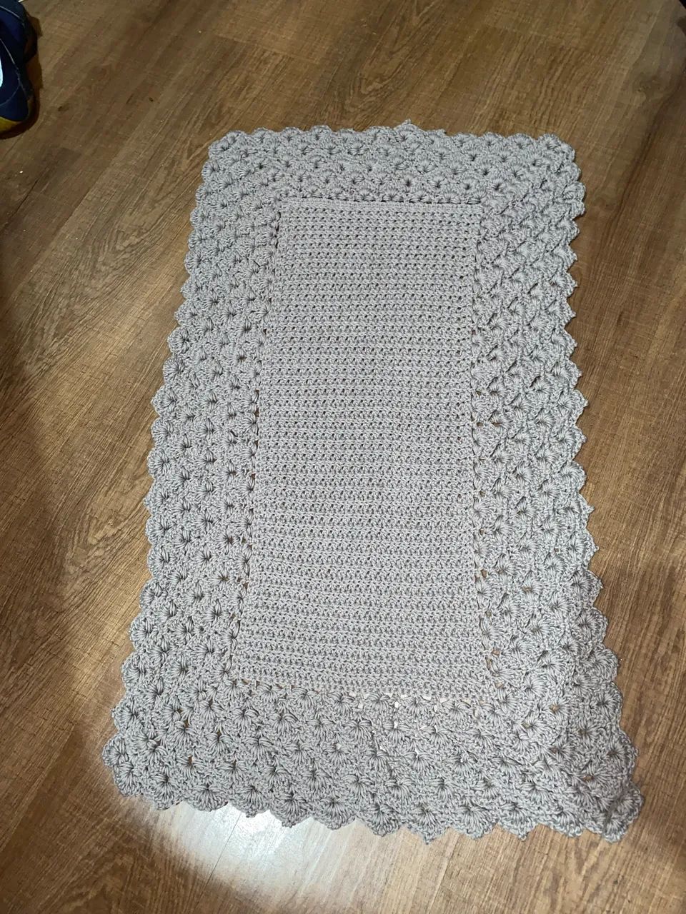 Tapete de linha feito a mão 0,50x0,80 cm