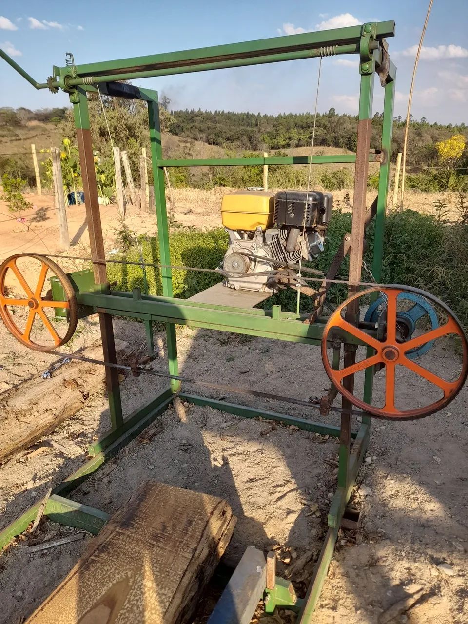 Serra Fita Horizontal para madeira Simples 6 metros com Motor de 15cv - Foto 4