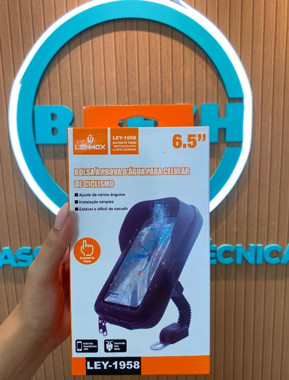 Bolsa À prova d?água para celular de ciclismo 