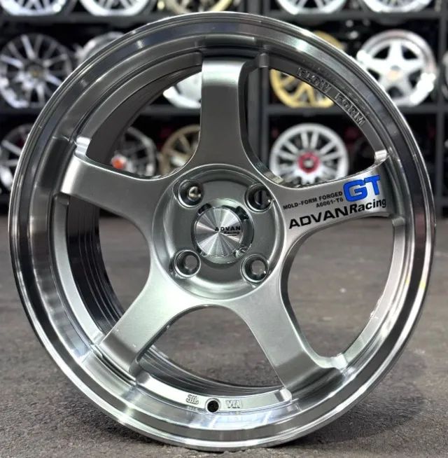 Rodas Advan GT aro 15 Furação 4x100 - Peças para carros, vans e