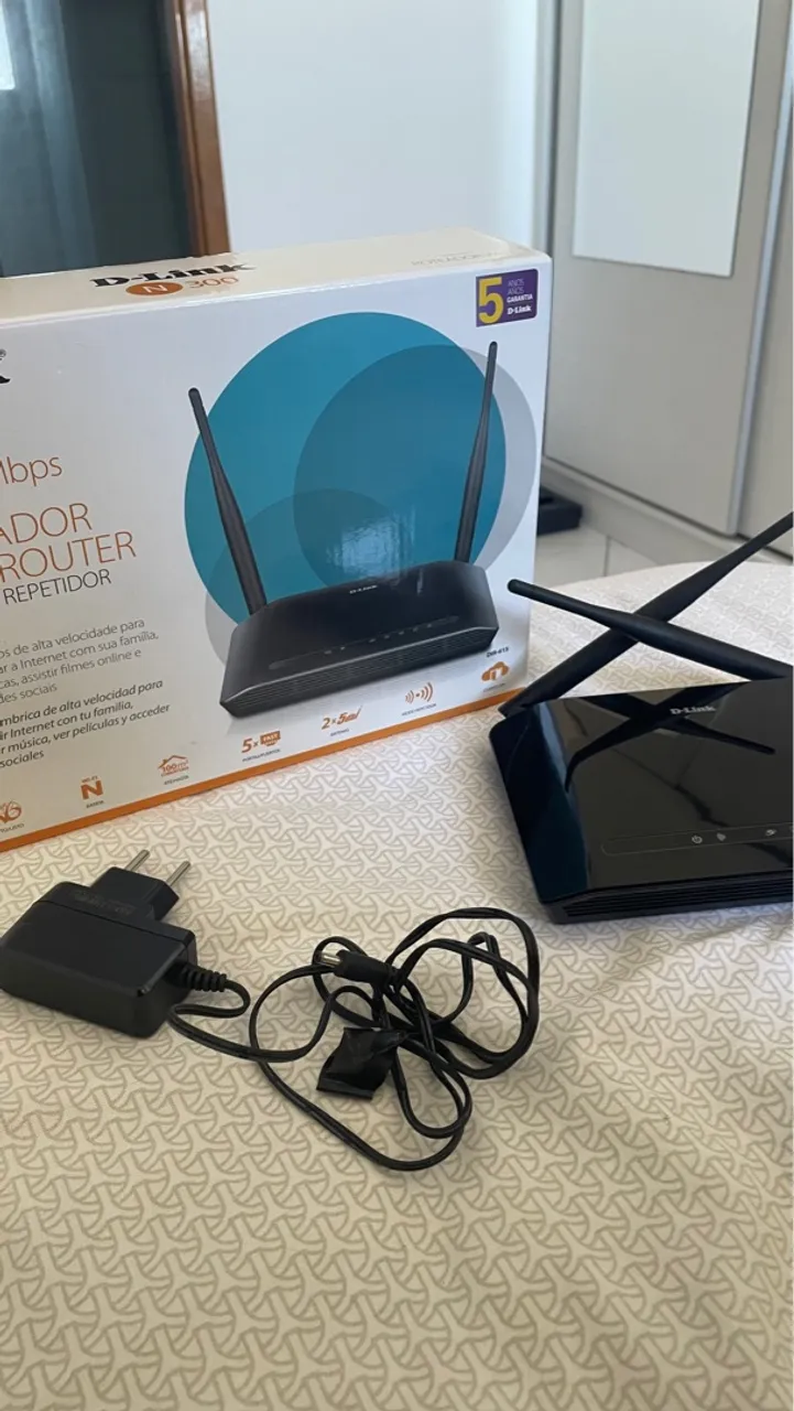 Roteador D-Link N300 - Repetidor de Sinal Wi-Fi