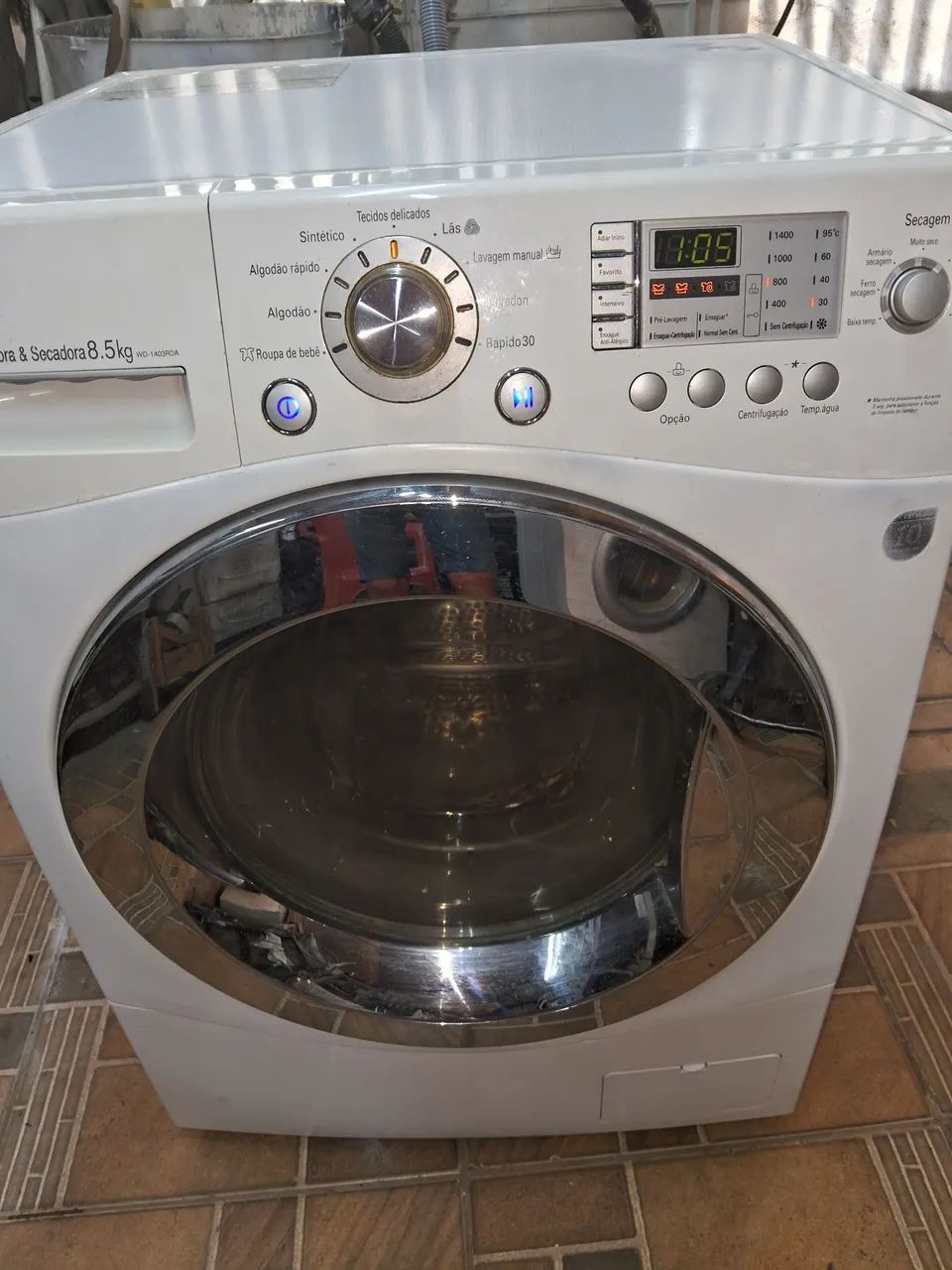 LAVA SECAR LG 8.5 KG 220.VOLTS 3.MÊS GARANTIA ENTREGA NO LOCAL  - Foto 6