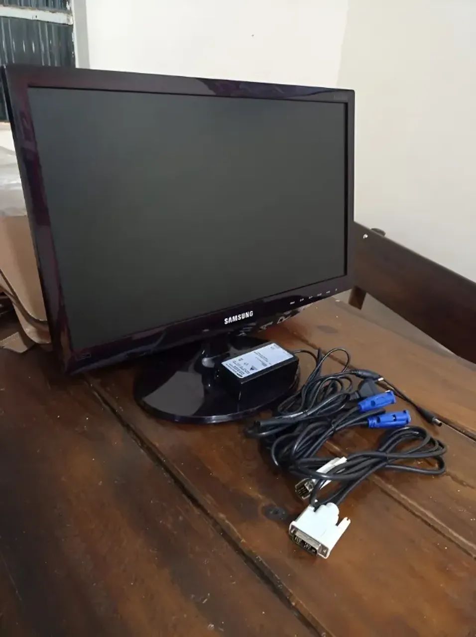 Monitor Samsung S19c301f 18.5 Led Dual View Preto (Usado)