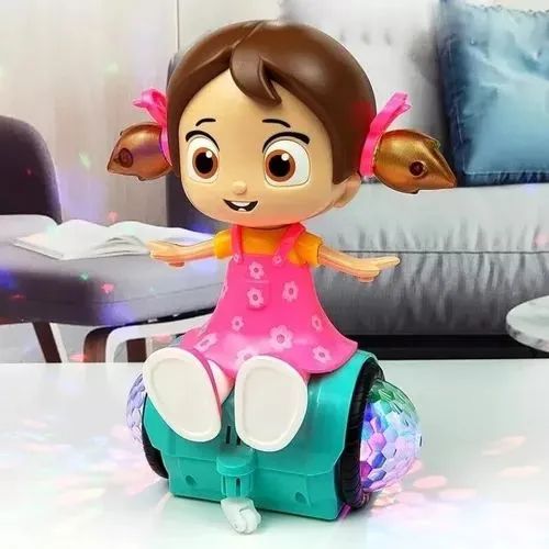 Boneca Divertida com Carrinho de Luz e Som - Foto 3