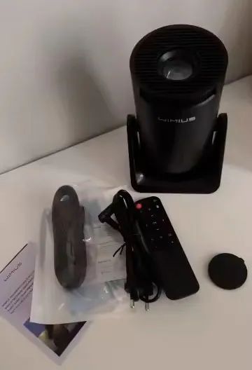 Mini projetor Wimius L1 com suporte a 1080P 300 ANSI Android 11 Wifi Bluetooth Projetor de - Foto 3