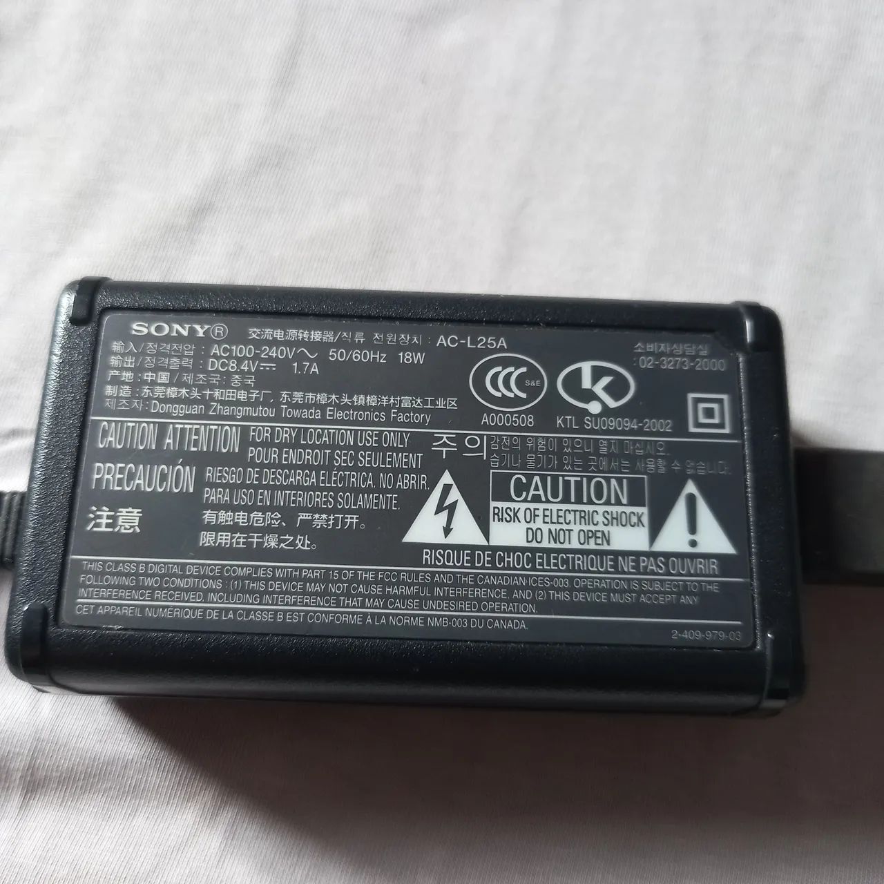 ADAPTADOR para camera digital sony AC-L25A - Foto 3