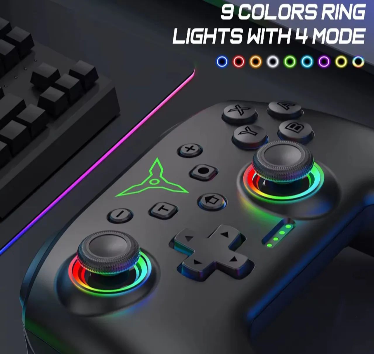 Controle Nintendo Switch, Pc Novo - Foto 3