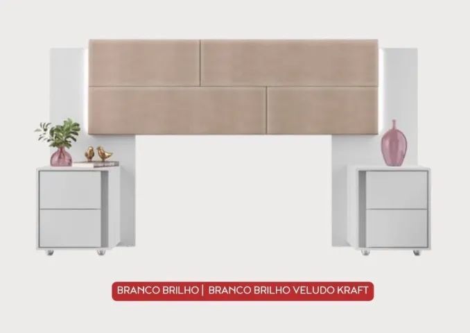 Cabeceira com criado mudo - Foto 2