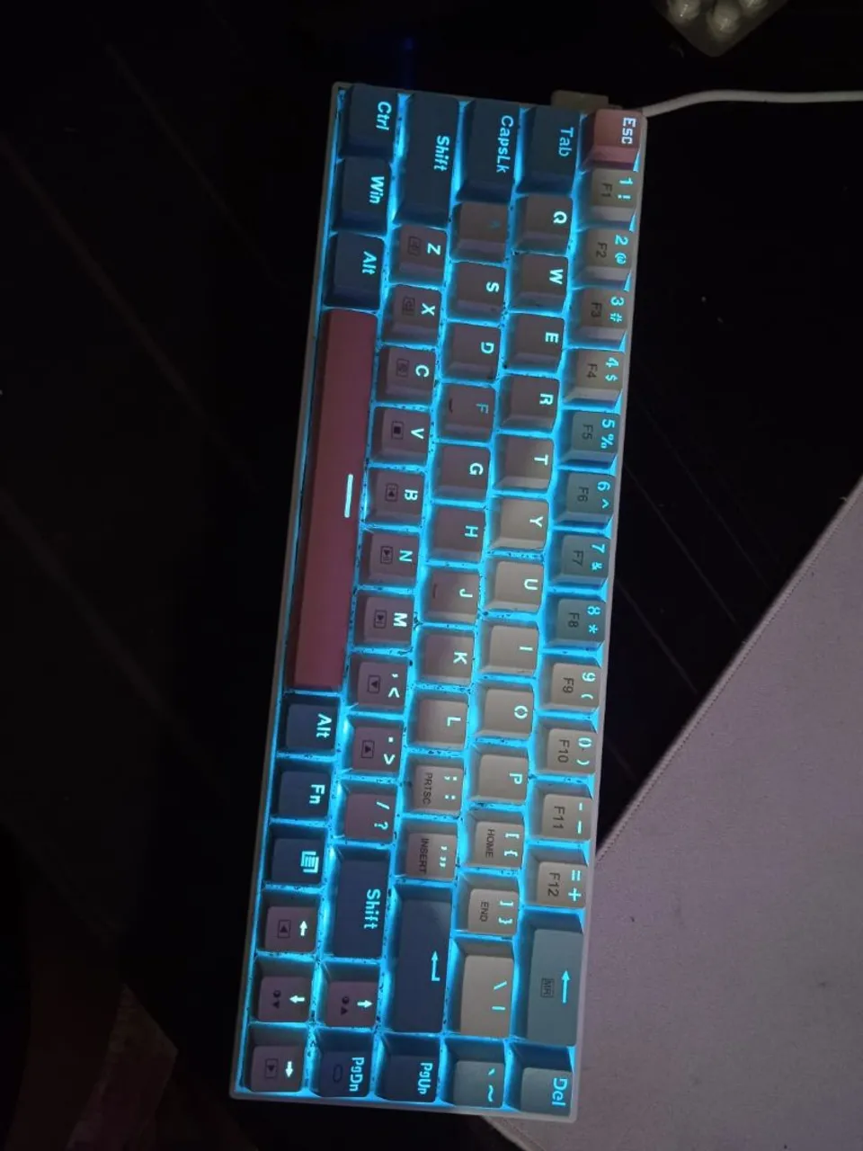 Teclado Mecânico yosoo 60% switch blue