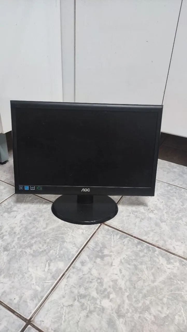 Monitor aoc led 19" Estado de novo  - Foto 4