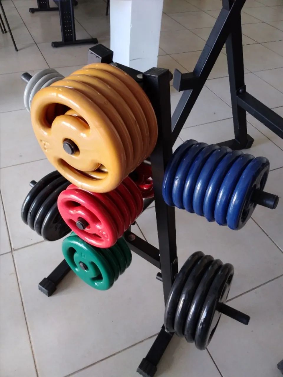Anilhas 10KG Ferro Emborrachada