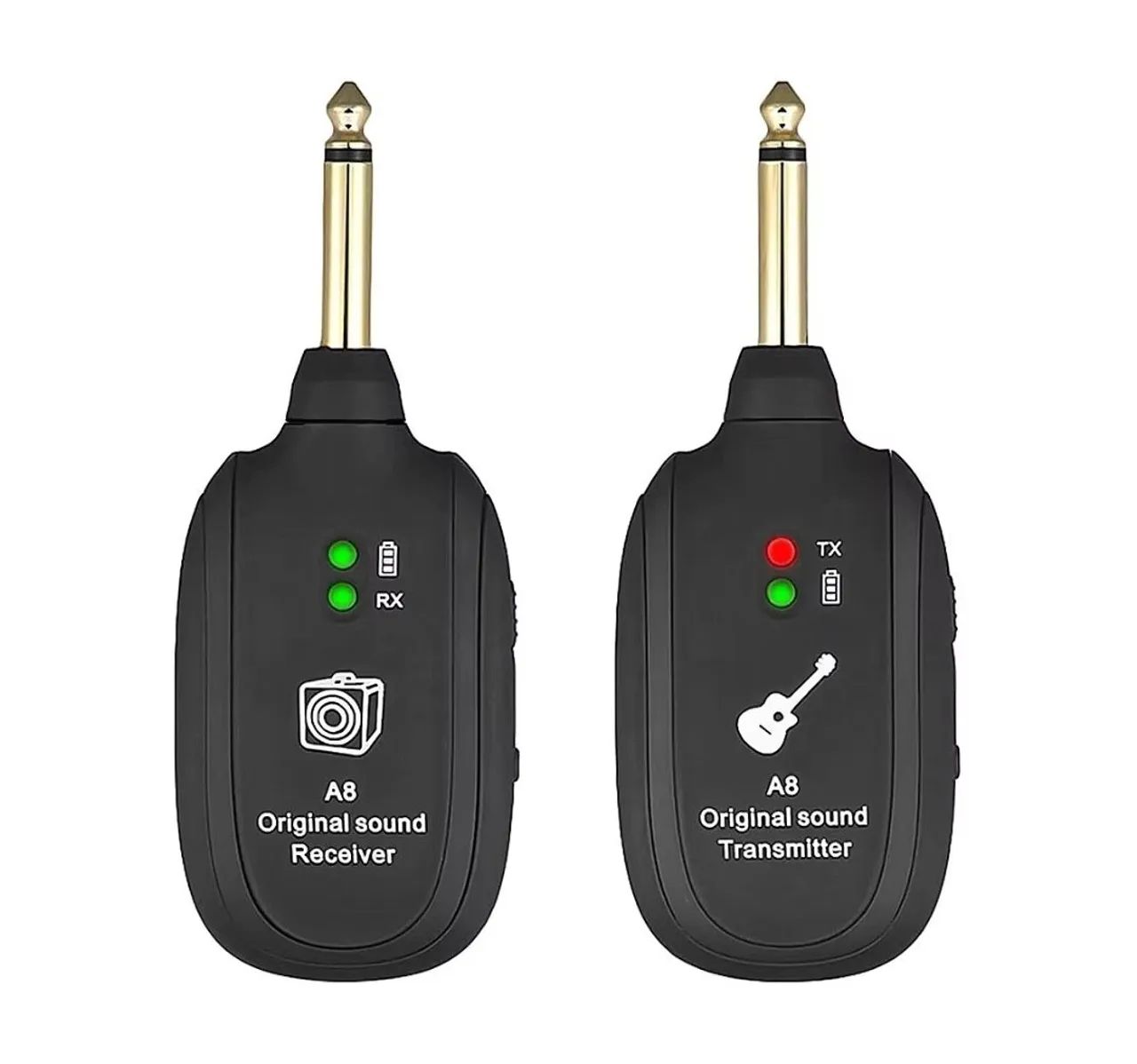 Transmissor e receptor P10 sem fio para instrumentos musicais miwayer 