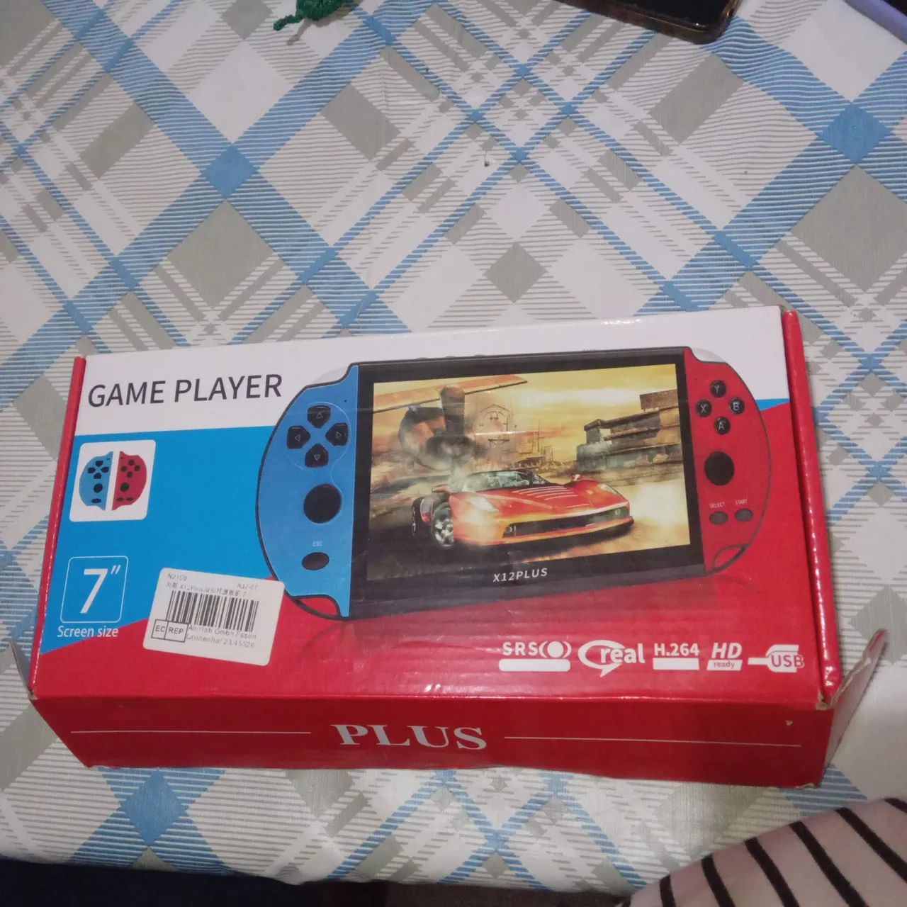 Console de Vídeo Game Portátil 7 Polegadas