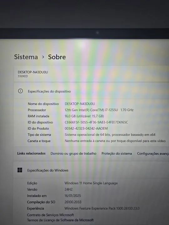 Notebook Samsung galaxy book 2 i7 12th 16gb ram e 256ssd top  - Foto 3