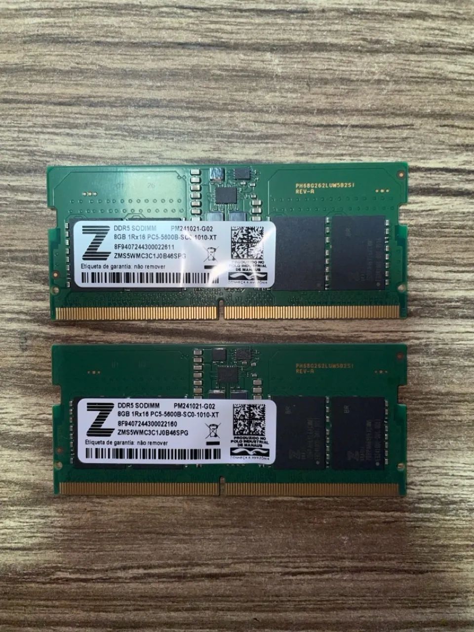 Memória RAM DDR5 8GB para Notebook