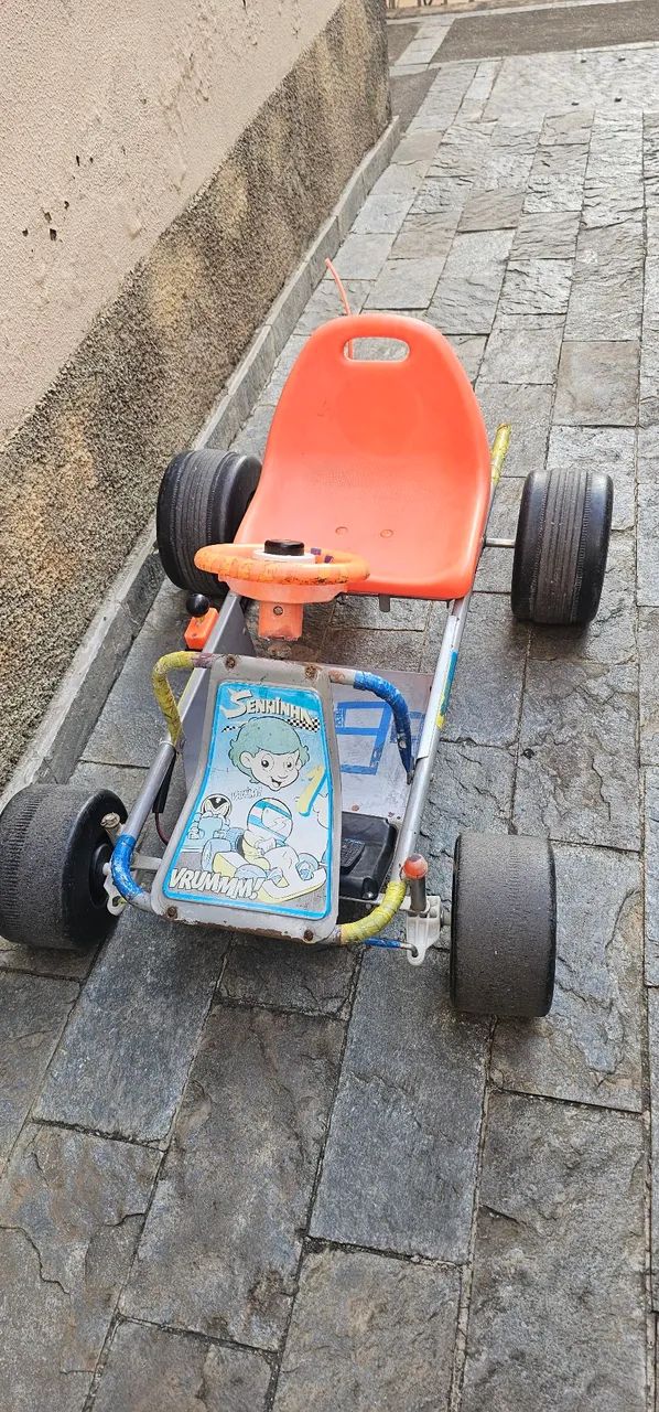 Kart elétrico seninha raridade funcionando - Foto 3