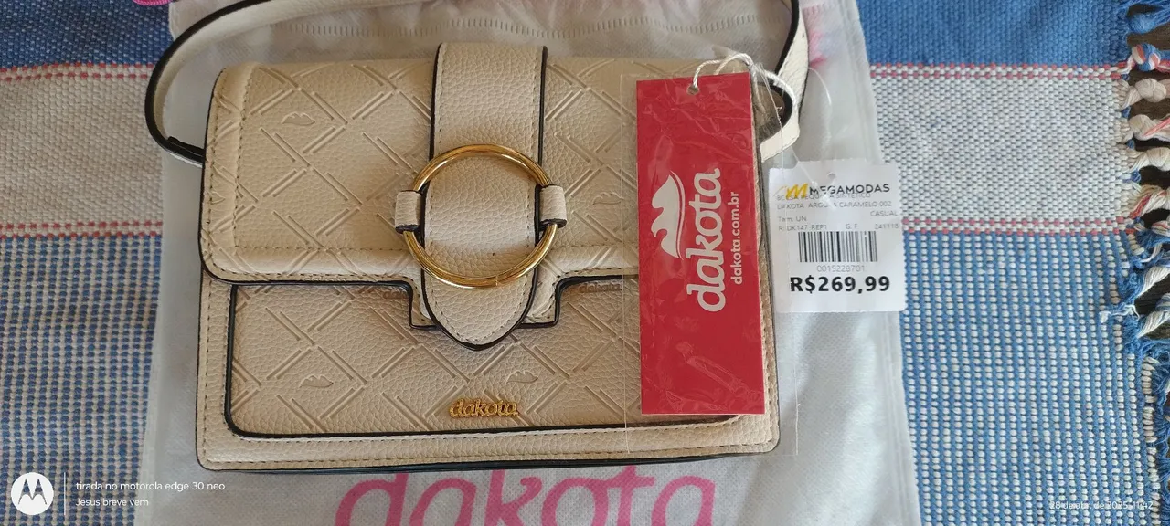 Vende se Bolsa Dakota Branco gelo nova.