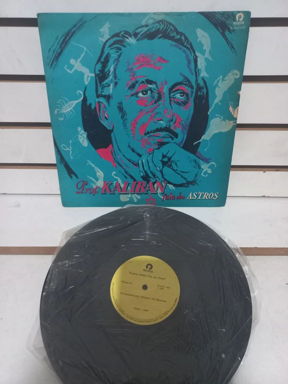 Disco vinil PROF.KALIBAN fala dos astros 