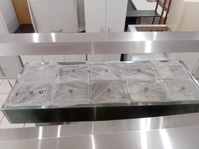 Carrinho Buffet Self Service Térmico 10 Cubas Com Gabinete Bbmm10 - Edanca - 127V - Foto 2