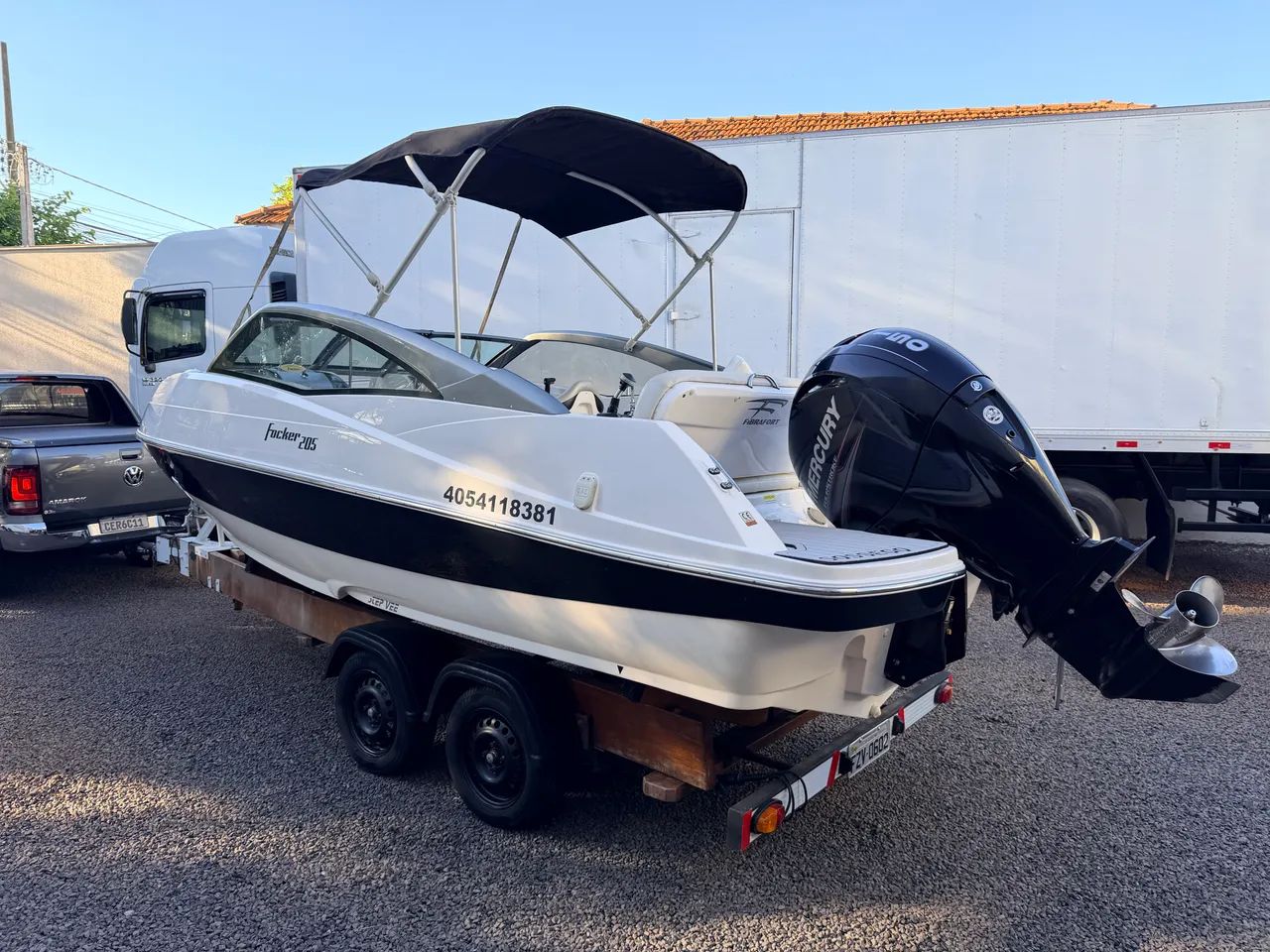 Lancha Focker 205 carreta rodoviária  - Foto 2